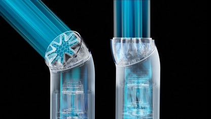 Unique HushJet™ air projection. Powerful. Quiet. Fast evaporative cooling.